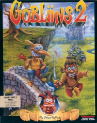 Gobliins 2: The Prince Buffoon Amiga US box art